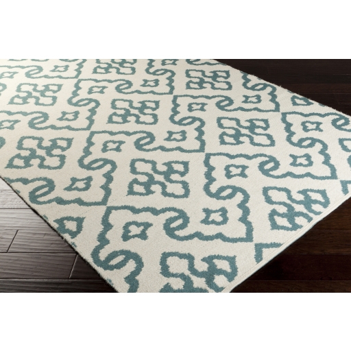 Juniper Blue Indoor 3'3" x 5'3" Handmade Rug - Image 1