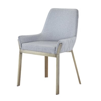 Railsback Upholstered Side Chair in Grey - Image 0