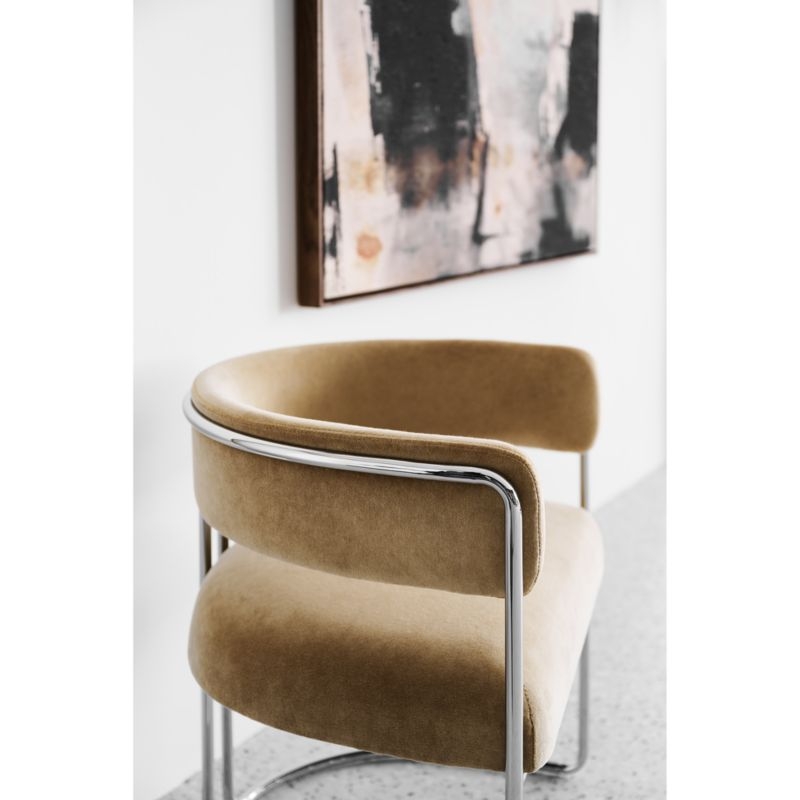 "Dissemblance I" Framed Beige Wall Art Print 45.25"x66.25" - Image 2