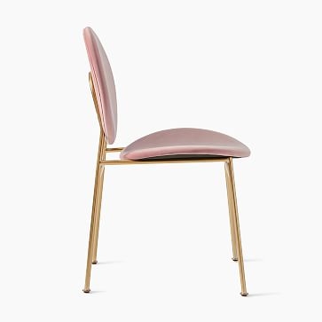 Ingrid Dining Chair, Performance Coastal Linen, Oatmeal, Light Bronze - Image 5
