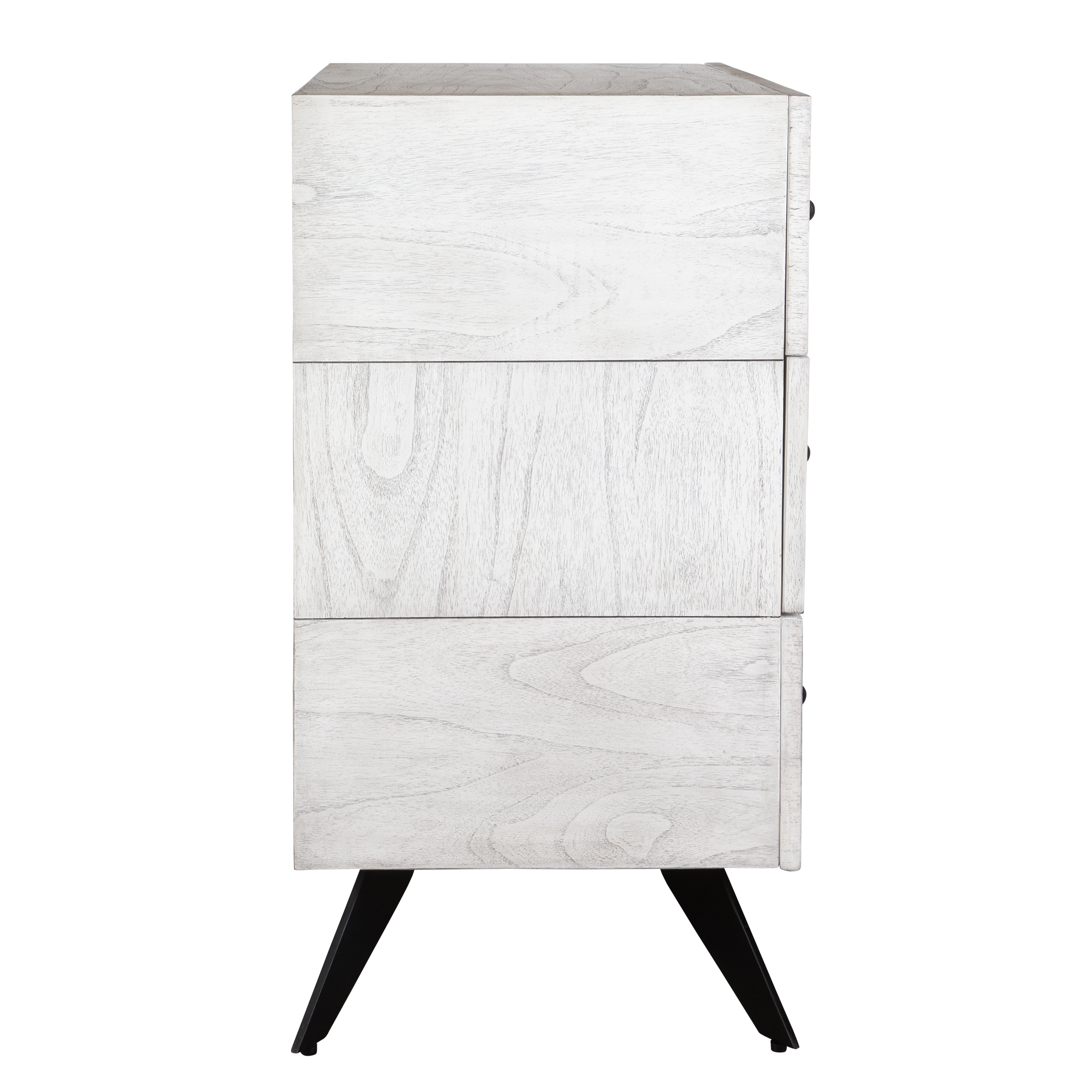 Vivi 3 Drawer White Chest - Image 4