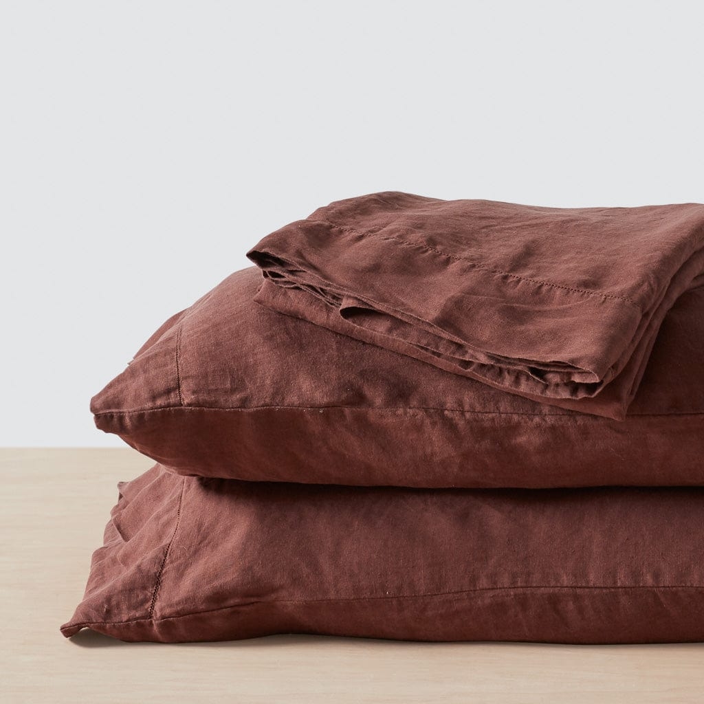The Citizenry Stonewashed Linen Bed Bundle | Full | Camel - Image 10