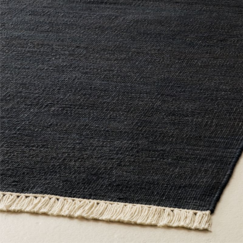 Leera Handloomed Black Performance Area Rug 6'X9' - Image 2