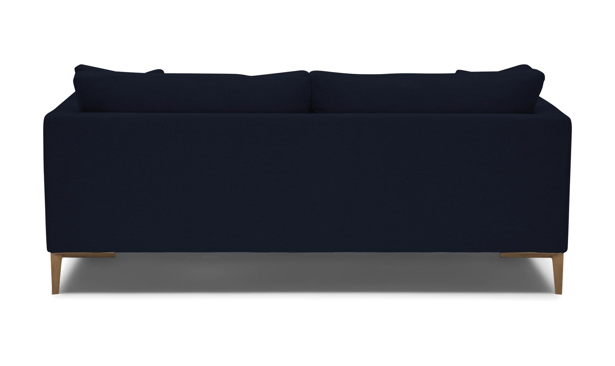 Blue Ainsley Mid Century Modern Sofa - Sunbrella Premier Indigo - Image 4