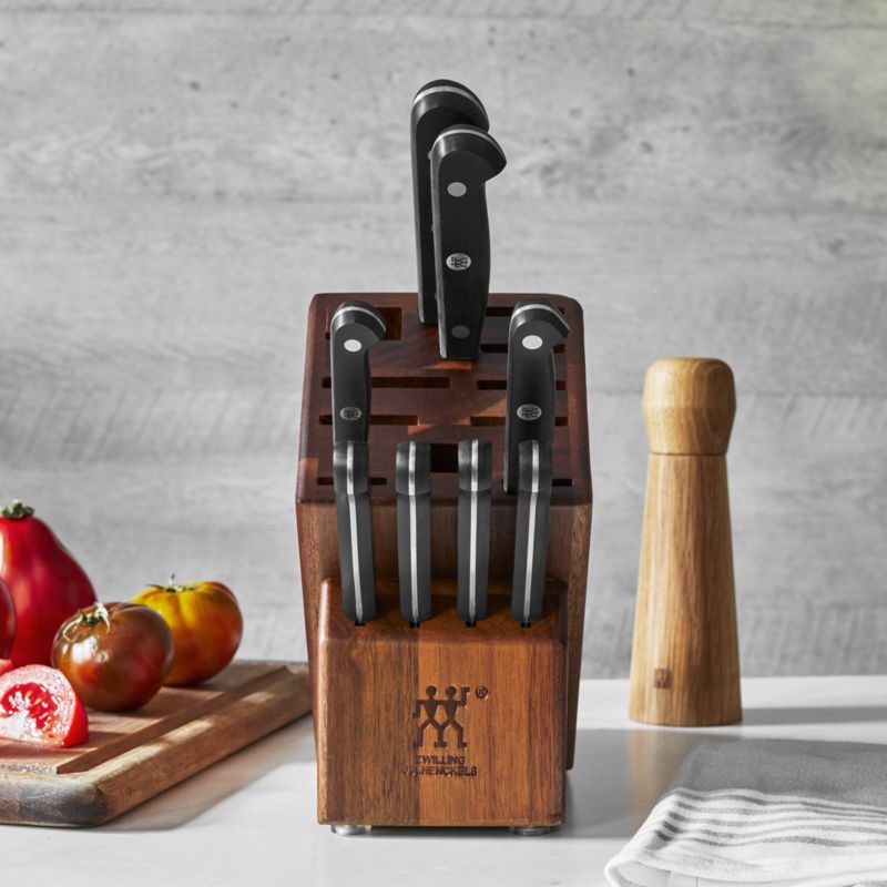 ZWILLING ® Gourmet 9-Piece Standing Standard Knife Set - Image 1