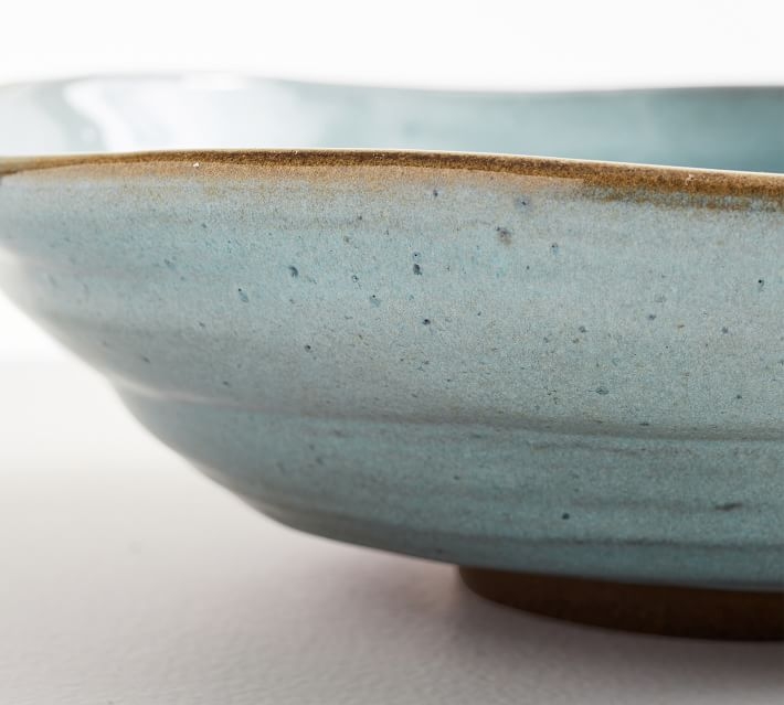 Azule Reactive Glaze Bowl, Round, Blue - Image 2