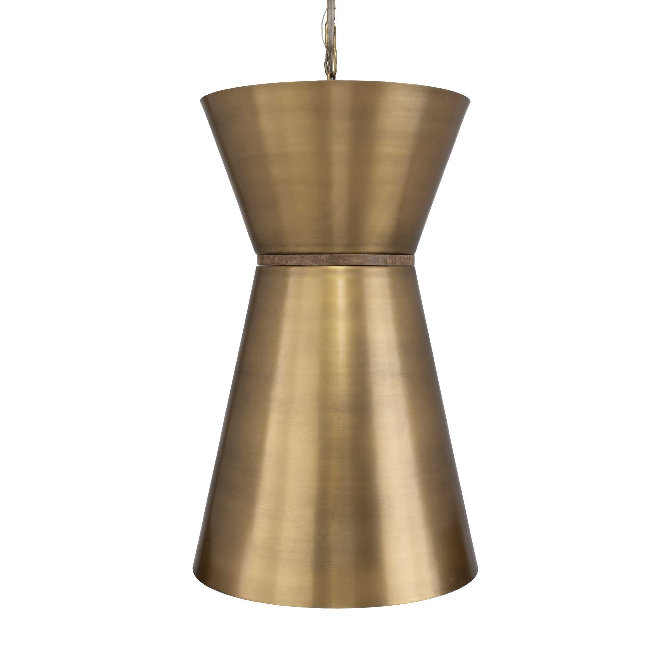 Crocker Brass 1 Light Mini Pendant - Image 3