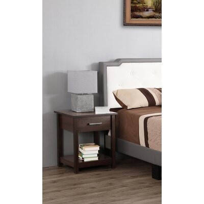 Eastville Solid + Manufactured Wood Nightstand - Image 0