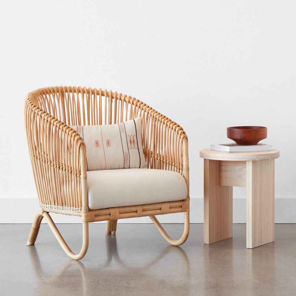 The Citizenry Tara Rattan Lounge Chair | Natural - Image 5