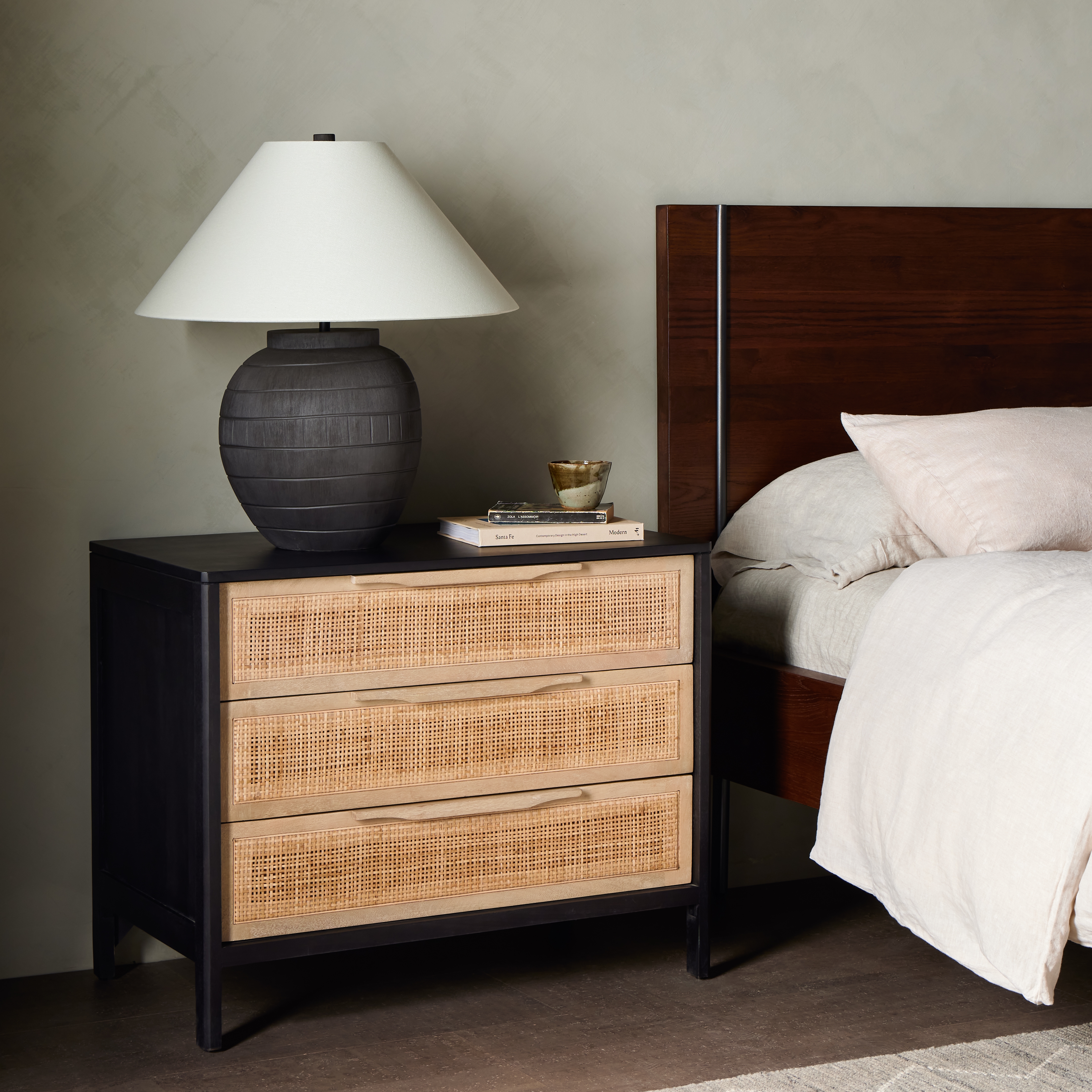 Sydney Large Nightstand-Black Wash - Image 12