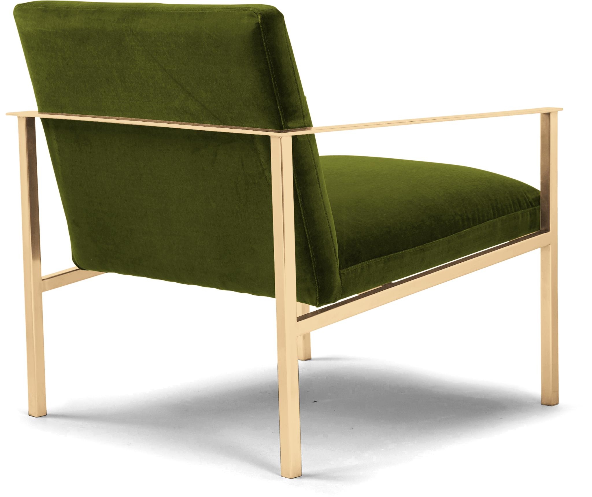Green Orla Mid Century Modern Accent Chair - Royale Apple - Image 3