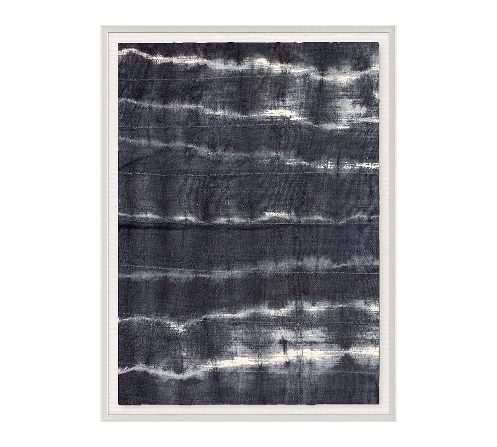 Indigo Textile Framed Print 5, 24 x 36 - Image 0