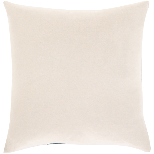 Mina Pillow Cover, 20" x 20", Teal - Image 1
