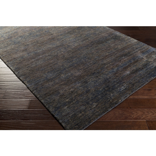 Crusoe Black Indoor 2' x 3' Handmade Rug - Image 2