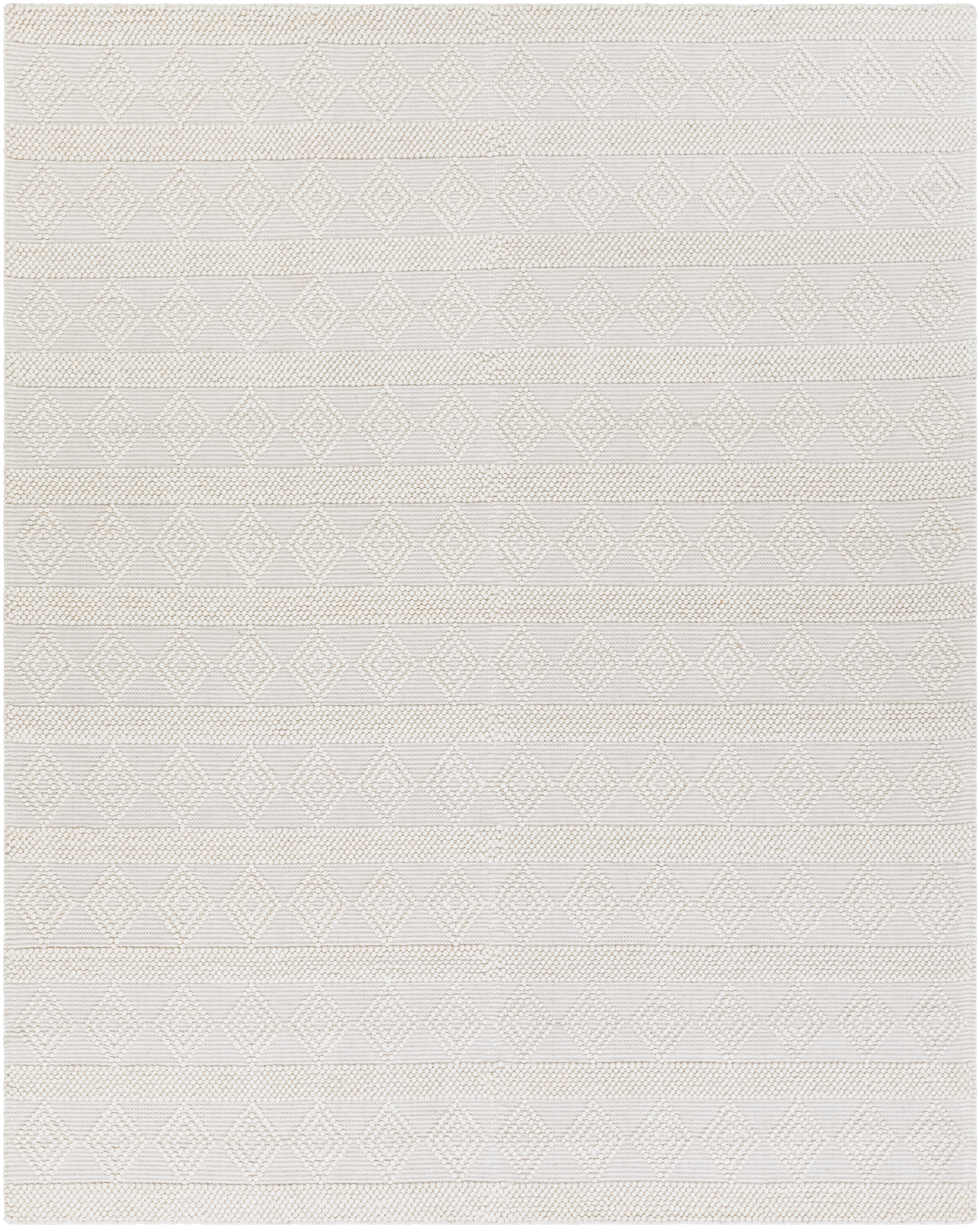 Hygge Beige Indoor 9' x 12' Handmade Rug - Image 0