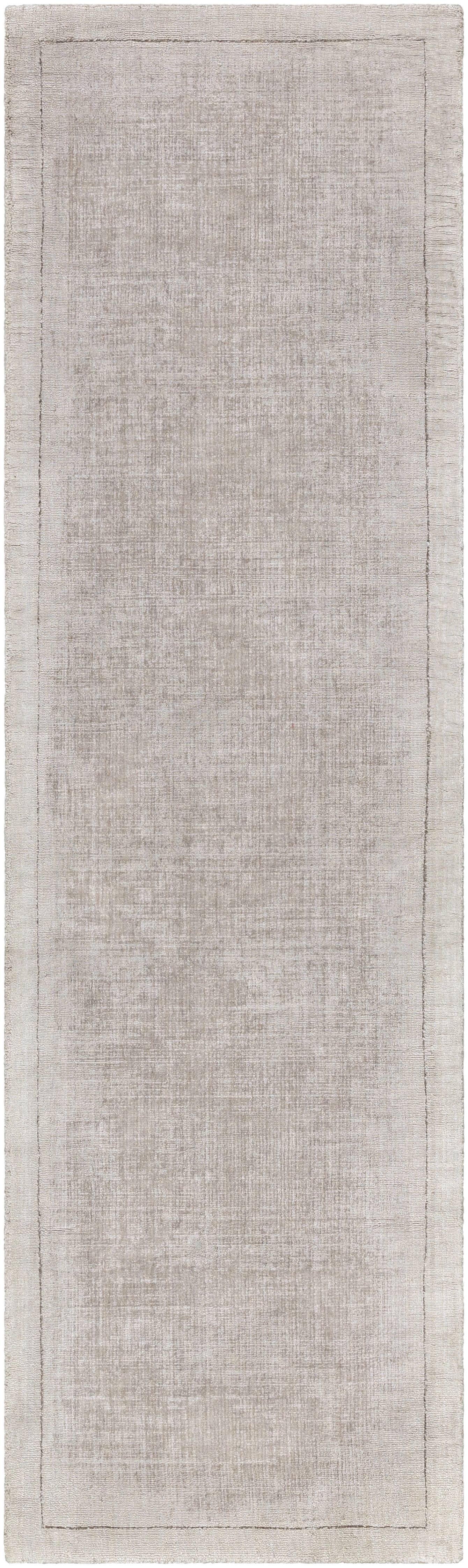 Silk Route Beige Indoor 2'3" x 8' Handmade Rug - Image 0