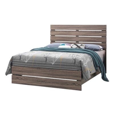 Nugent Queen Panel Bed Barrel Oak By Coaster - Image 0