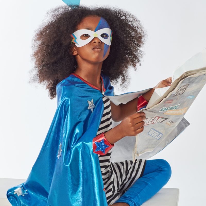 Meri Meri Blue Kids Superhero Costume - Image 3