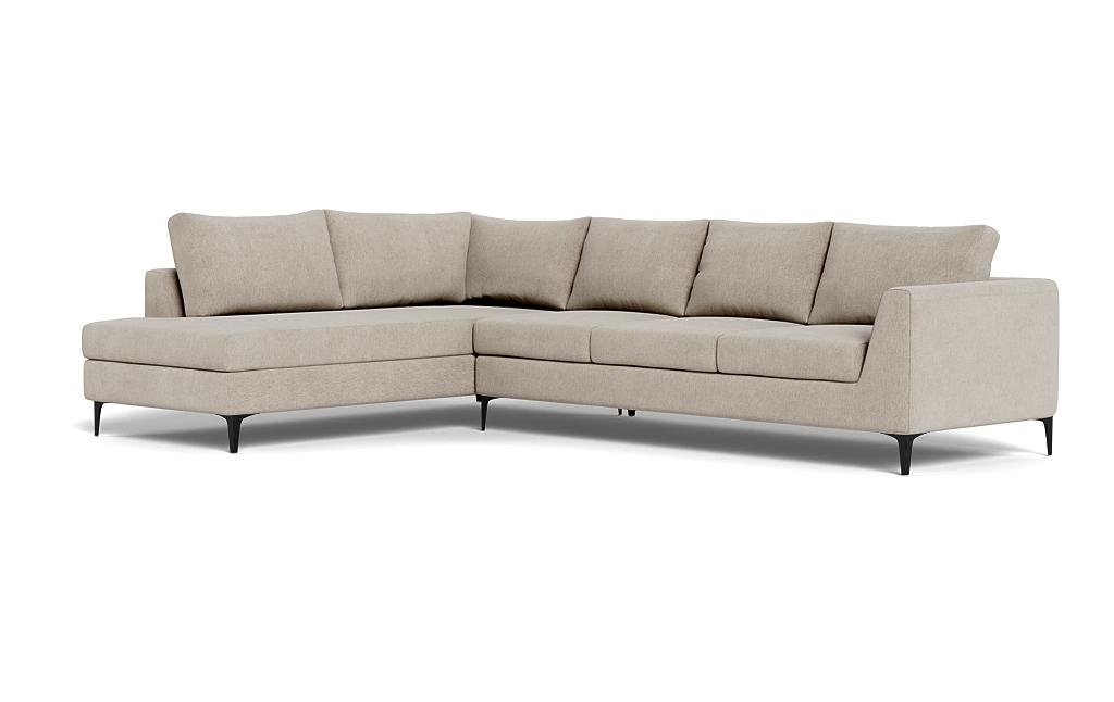 Asher 4-Seat Sectional with Left Bumper - Image 2