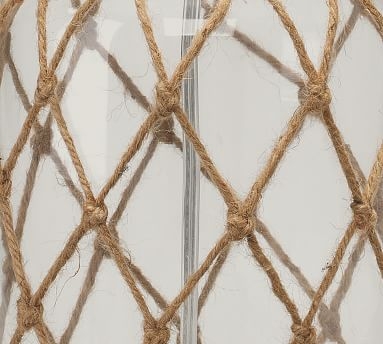 Devendorf Table Lamp, Natural Rope & Clear Glass - Image 3