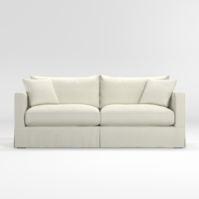 Willow Modern Slipcovered Queen Sleeper Sofa - Image 0