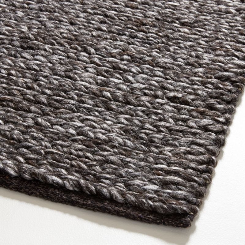 Bruges Performance Handwoven Black Area Rug 8'x10' - Image 2