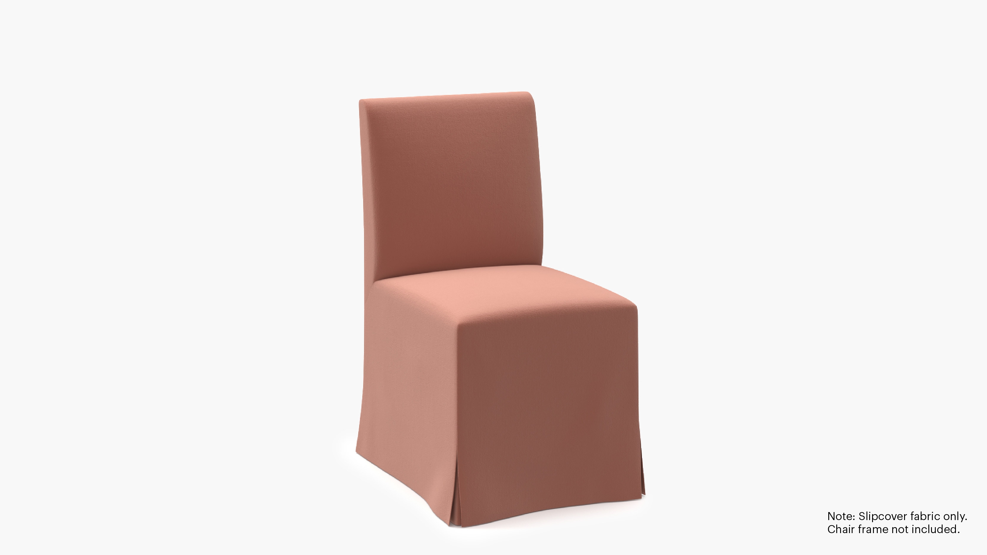 Slipcovered Signature Dining Chair - Cover Only, Bloom Performance Plush Velvet - Image 1