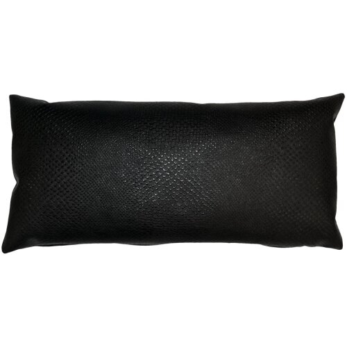 Square Feathers Cobra Pillow Size: 20" x 20" - Image 0