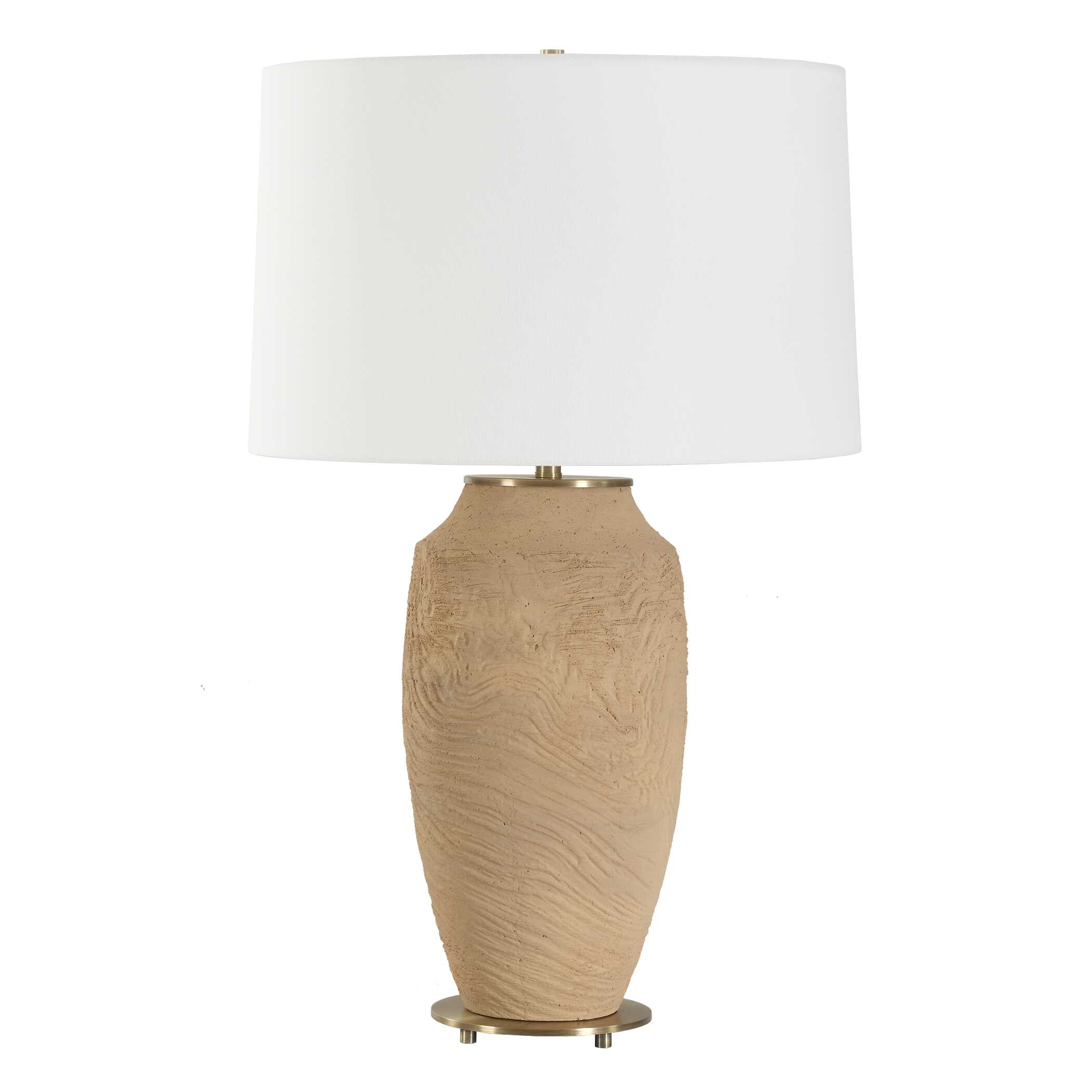 Sandstone Flow Terracotta Table Lamp - Image 3