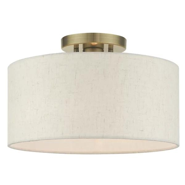 Maureen Tall Shade Semi Flushmount - Image 0