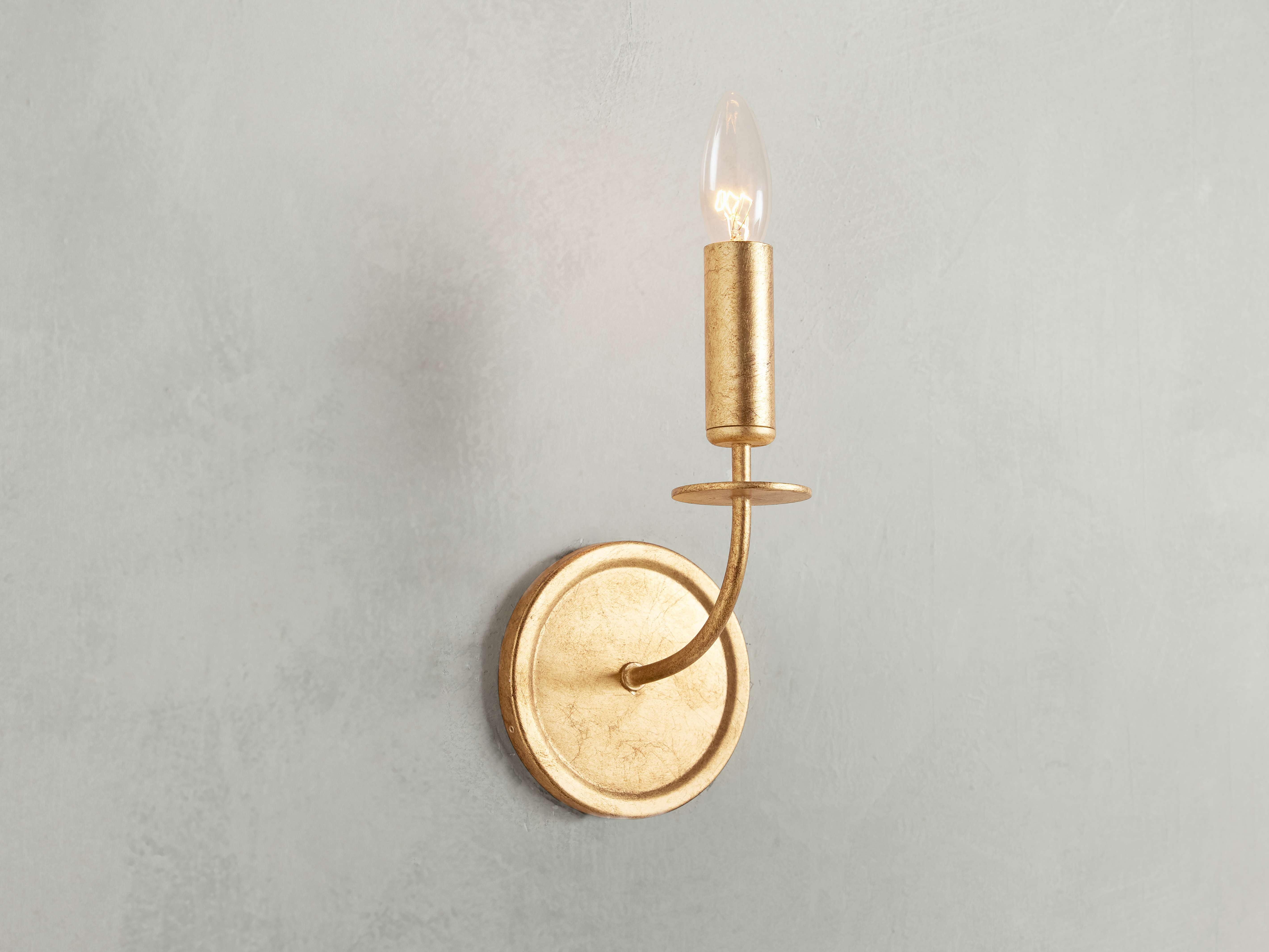 Arnett Sconce in Metal Brass  Gold - Image 0