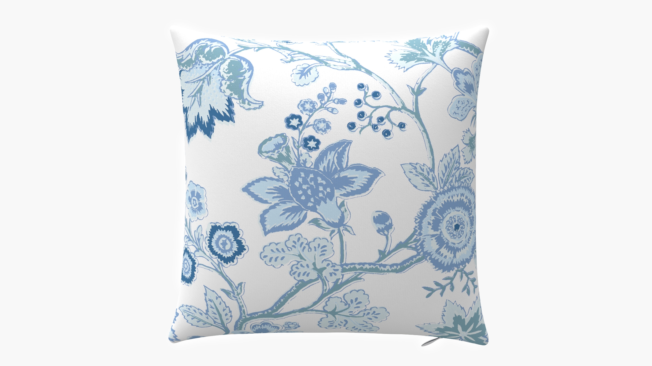 Outdoor 22" Throw Pillow, Delft La Vendee, 22" x 22" - Image 0