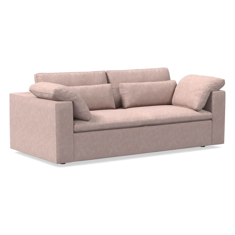 Harmony Modular 85" Sleeper Sofa, Distressed Velvet, Mauve - Image 0