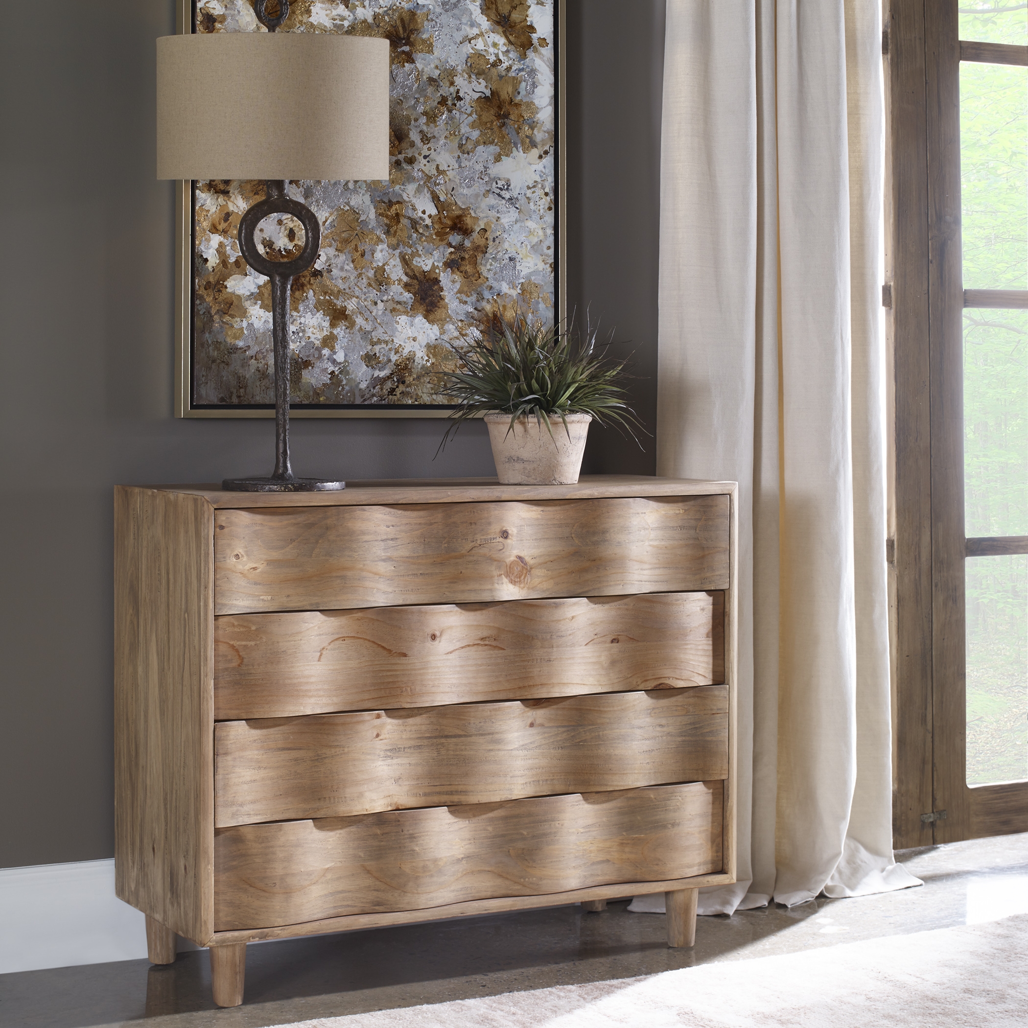 Crawford Light Oak Accent Chest - Image 1