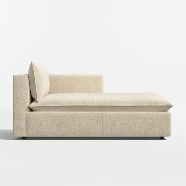 Lotus Deep Modular Right-Arm Chaise Lounge Sectional Piece - Image 0