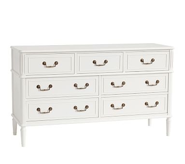 Rosalie Extra-Wide Dresser, French White, Flat Rate - Image 0