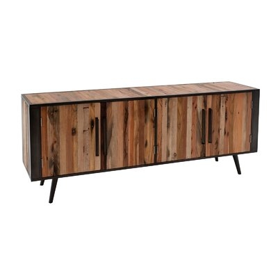 Debose Solid Wood TV Stand for TVs up to 55" - Image 0