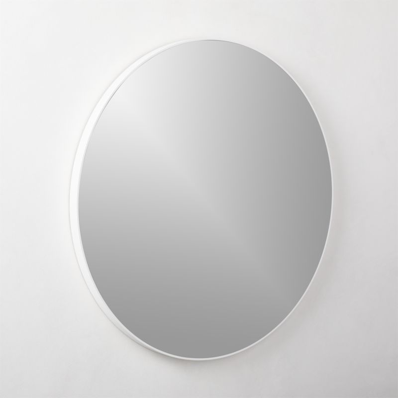 Infinity Round White Mirror 24" - Image 1