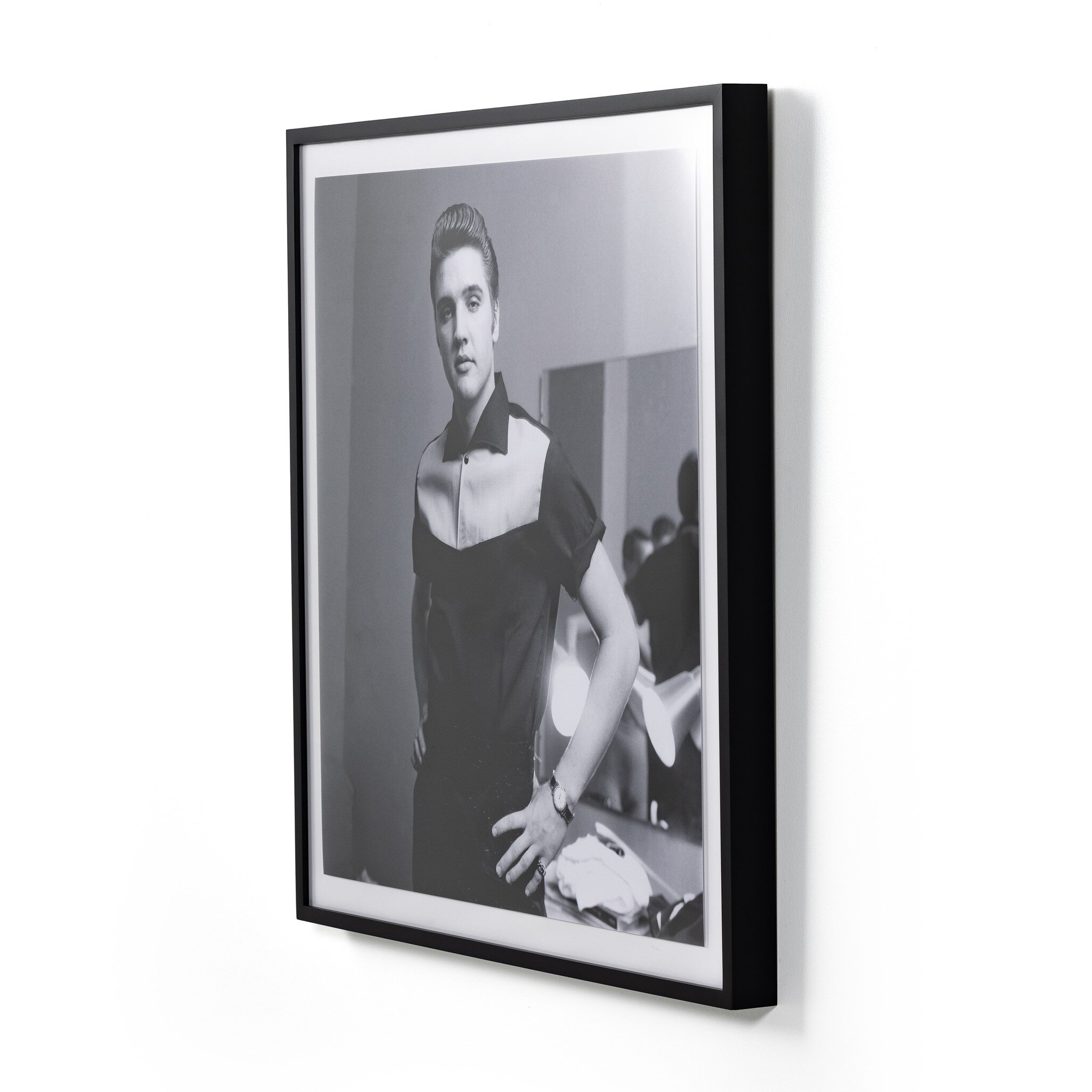 Elvis Presley On Milton Berle by Getty Images - Black 1.5 Maple - Image 1