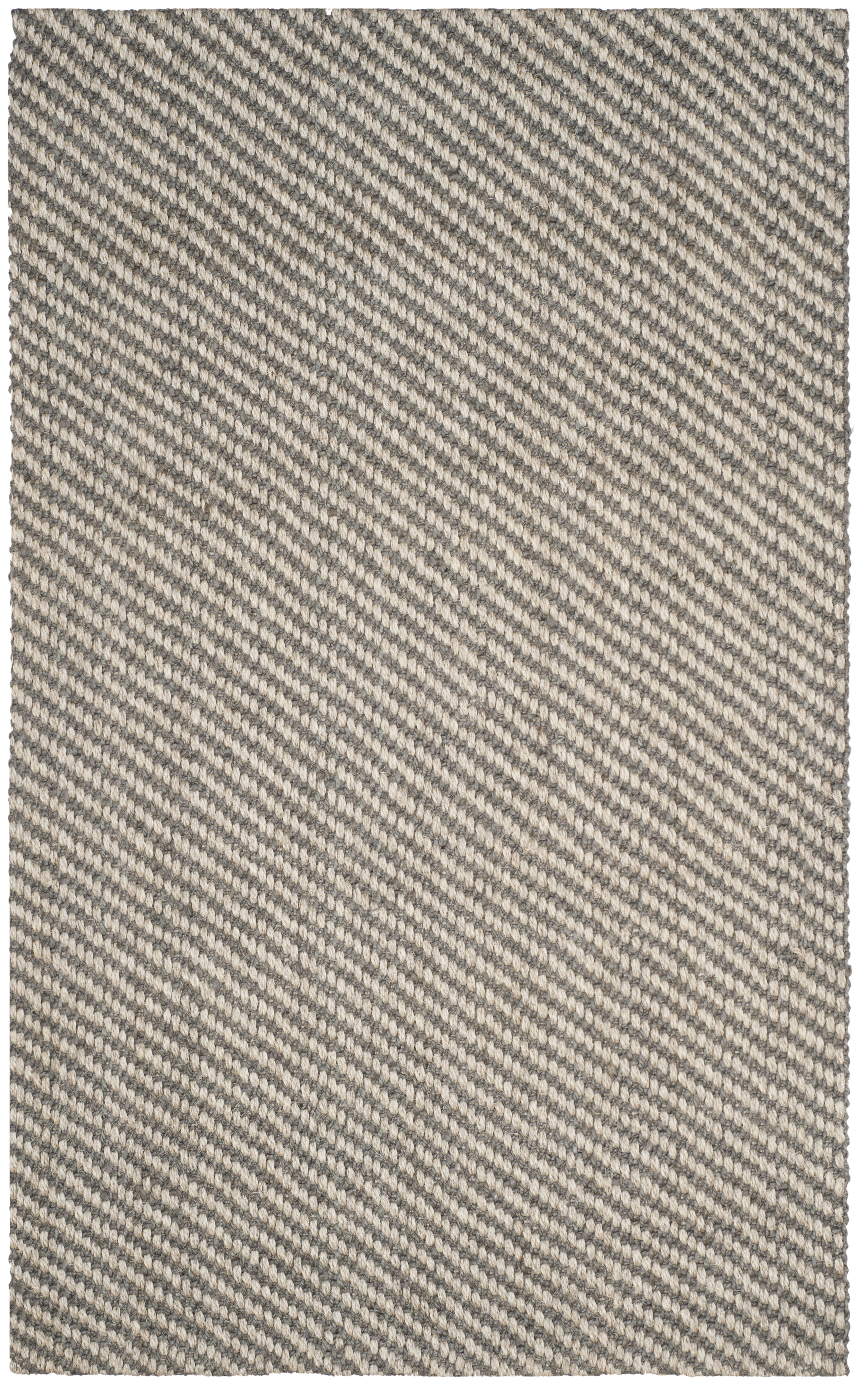 Arlo Home Woven Area Rug, NF470A, Natural/Grey,  6' X 9' - Image 0