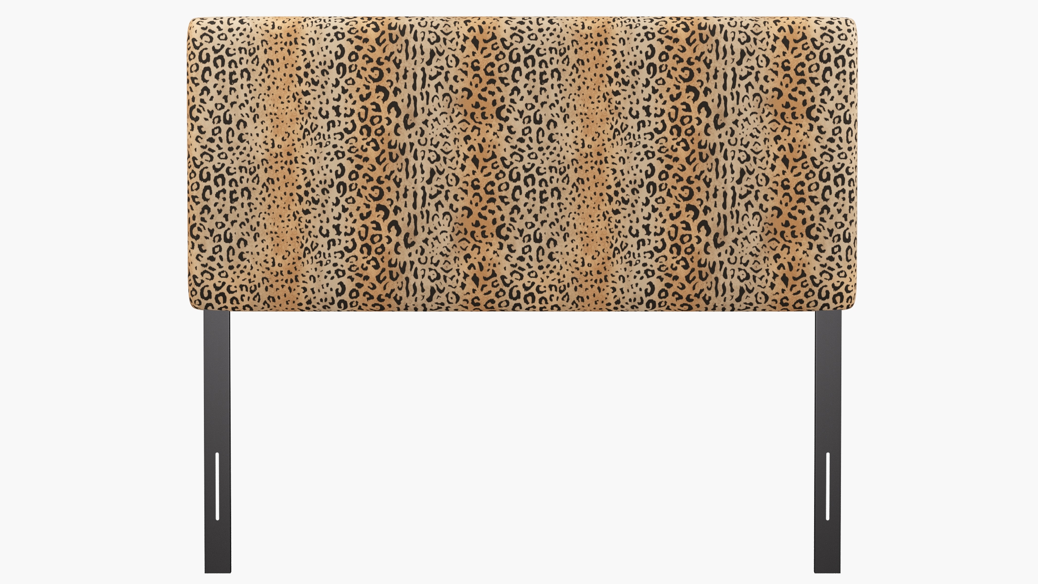Square Back Headboard, Leopard, Queen - Image 1