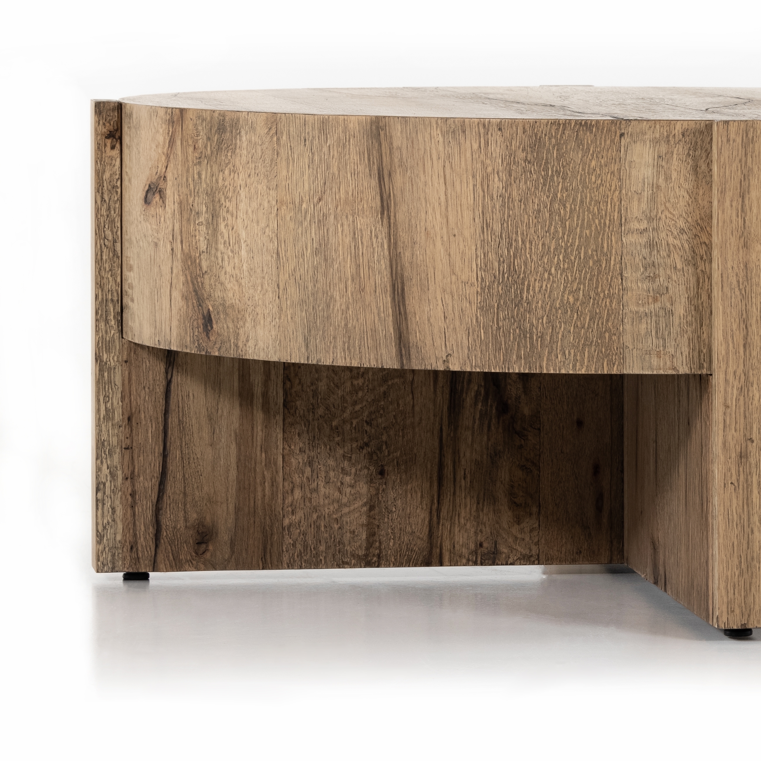 Bingham Coffee Table-Rustic Oak Veneer - Image 2