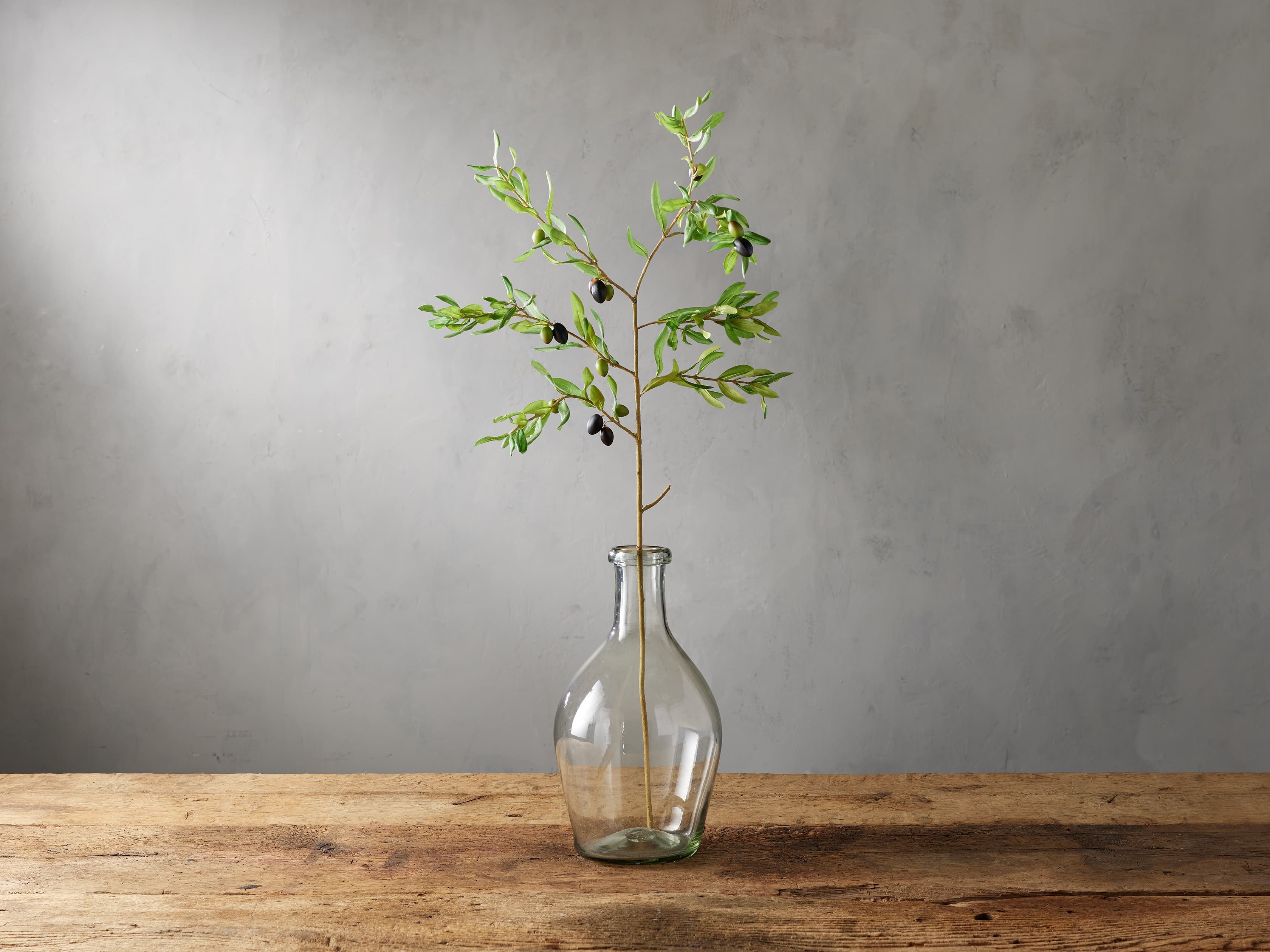 Faux Olive Stem in Green - Image 0