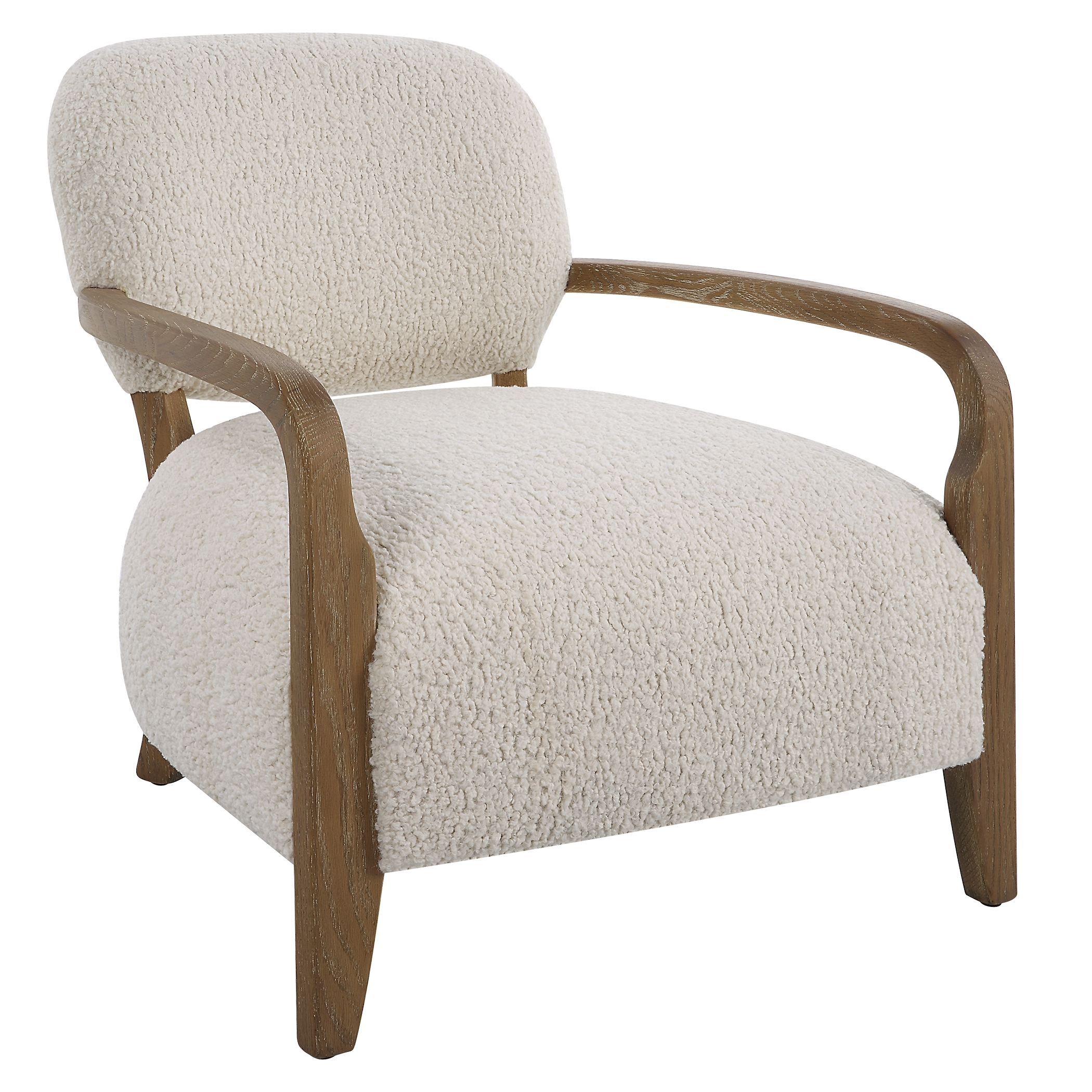 Telluride Natural Shearling Accent Chair - Image 4