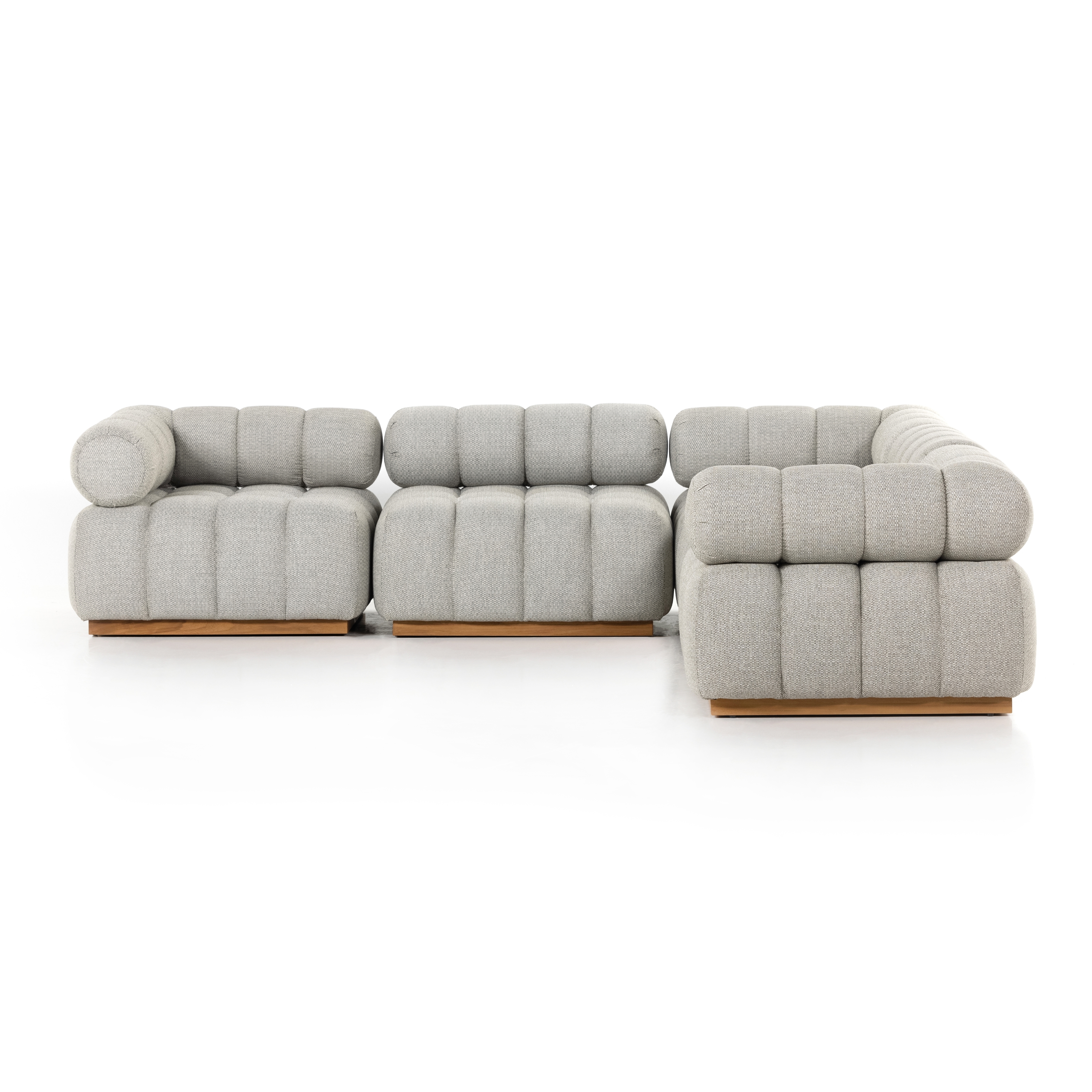 Roma Outdoor 5pc Sectional-Faye Ash - Image 4