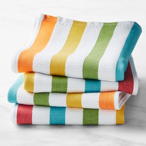 Rainbow Stripe Towels, 20" X 30", Set of 4 - Image 0