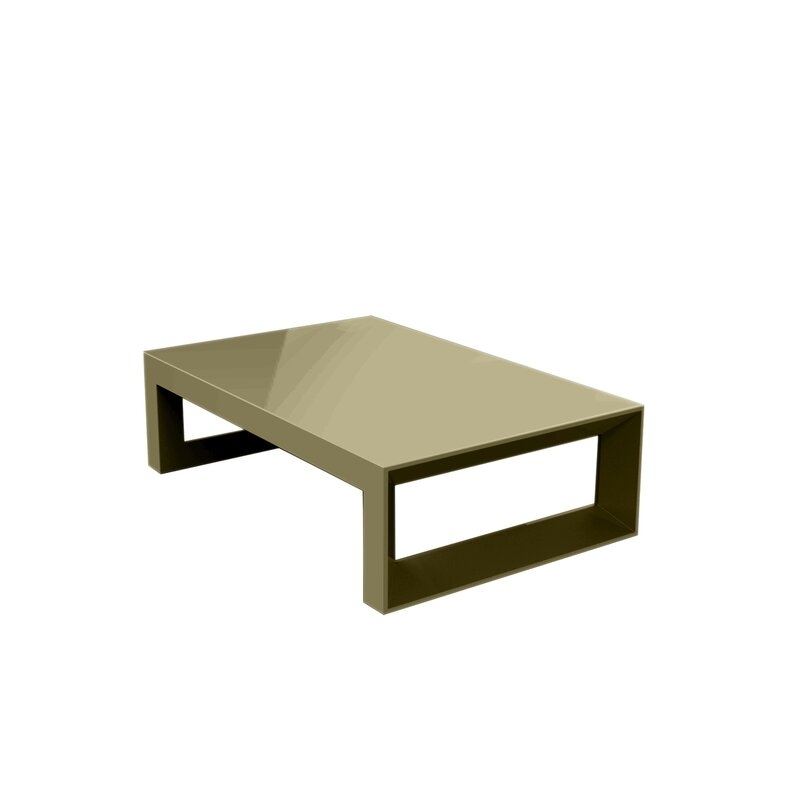 Vondom Frame - Resin Coffee Table - 47.25""x31.5"" - Lacquered - Image 0