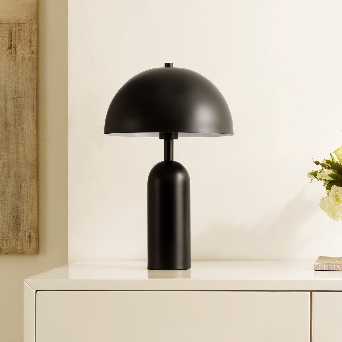 Ryler 19 Inch Table Lamp - Black - Image 1