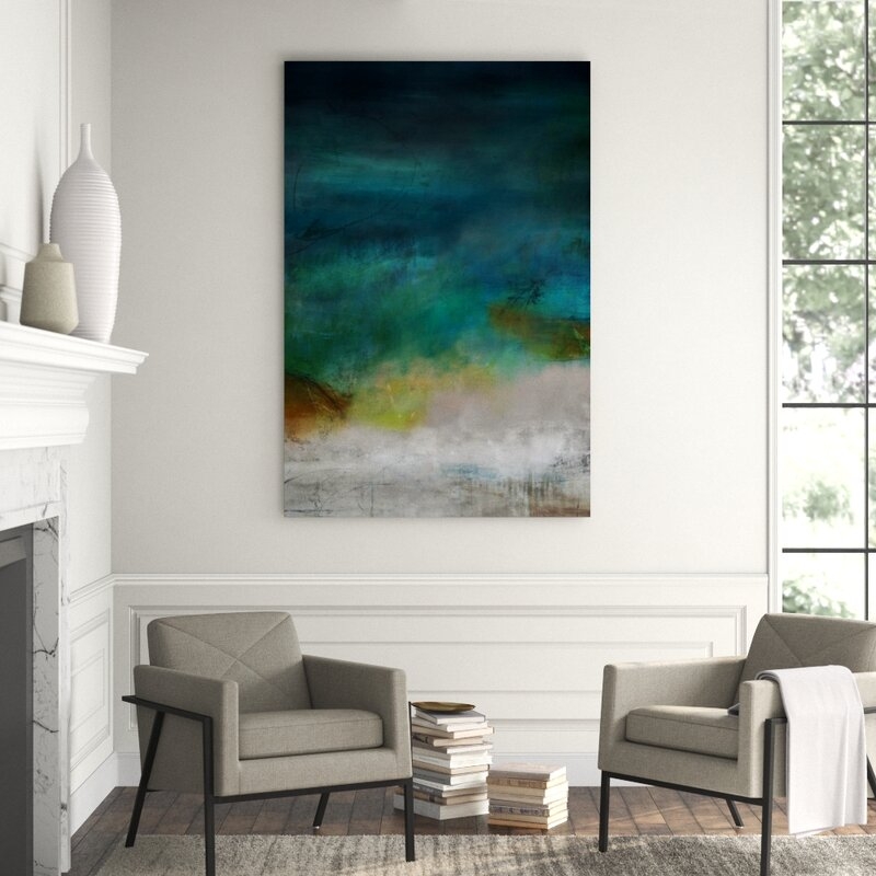 Chelsea Art Studio 'The Hidden Beach' Graphic Art Print Format: Outdoor, Size: 36" H x 24" W - Image 0