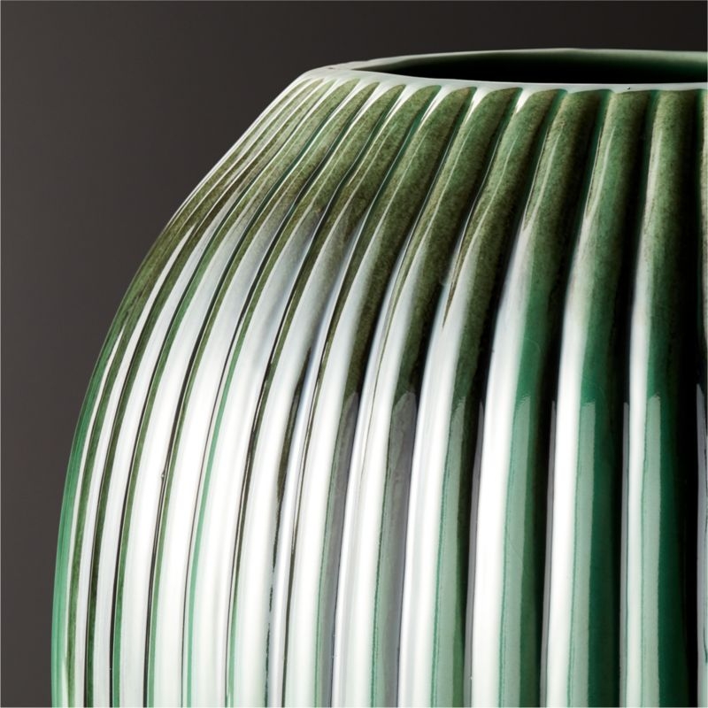 Clemence Green Vase - Image 2